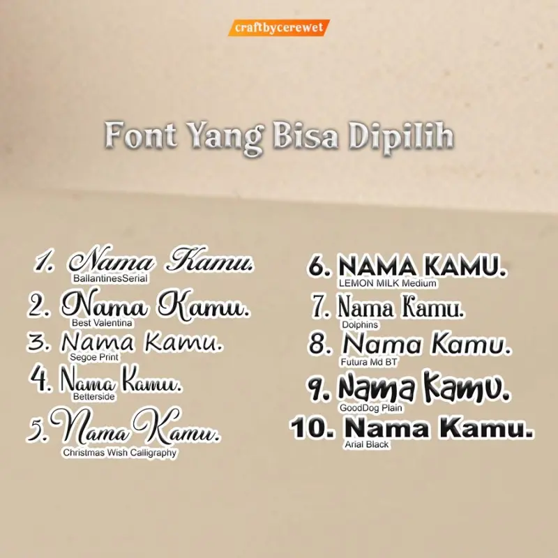 Box / Kotak Tissue  Elegan kayu ( Custom Nama) 7