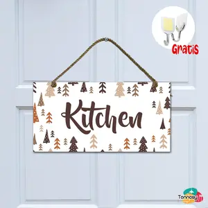 TENNESY Pajangan Pintu Hiasan Gantungan Tali Motif Boho Mount 20x10CM Wall Decor Dekorasi Gantung