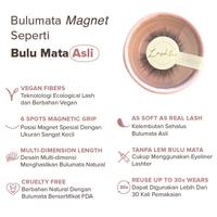 Gambar ROONA - [Bundle] Lashter+Liner+Groowtitude | Magnet Eyelash, Eyeliner, Serum Alis & Bulumata | Bulu Mata Magnetik Tanpa Lem. Pasang Bulumata 3D Natural Dengan Magnet - Lively+Black Liner, +Groowtitude dari Roona_NEW Kota Administrasi Jakarta Timur 2 Tokopedia