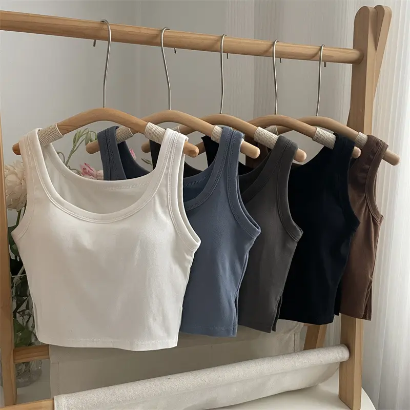 (TBRA106) tank top wanita tanktop kamisol tank top atasan Push Up Wanita Tanpa Kawat Elastis Sexy Busa Spandex