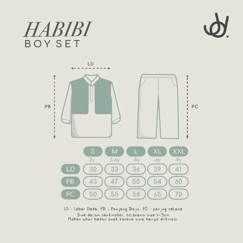 KKCollection11 |Habibi Couple Set | Baju Koko Anak |Baju Muslim Anak 7