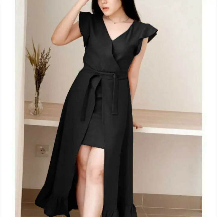 390 Dress Kanon Wanita Super Premium Bahan Lembut Tidak Berbulu Warna Tidak Luntur PREMIUM QUALITY