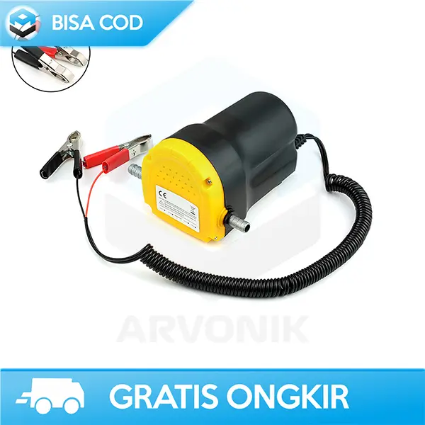 POMPA TRANSFER OLI MOBIL POMPA DIGITAL PORTABLE PENYEDOT OLI 60W 12V