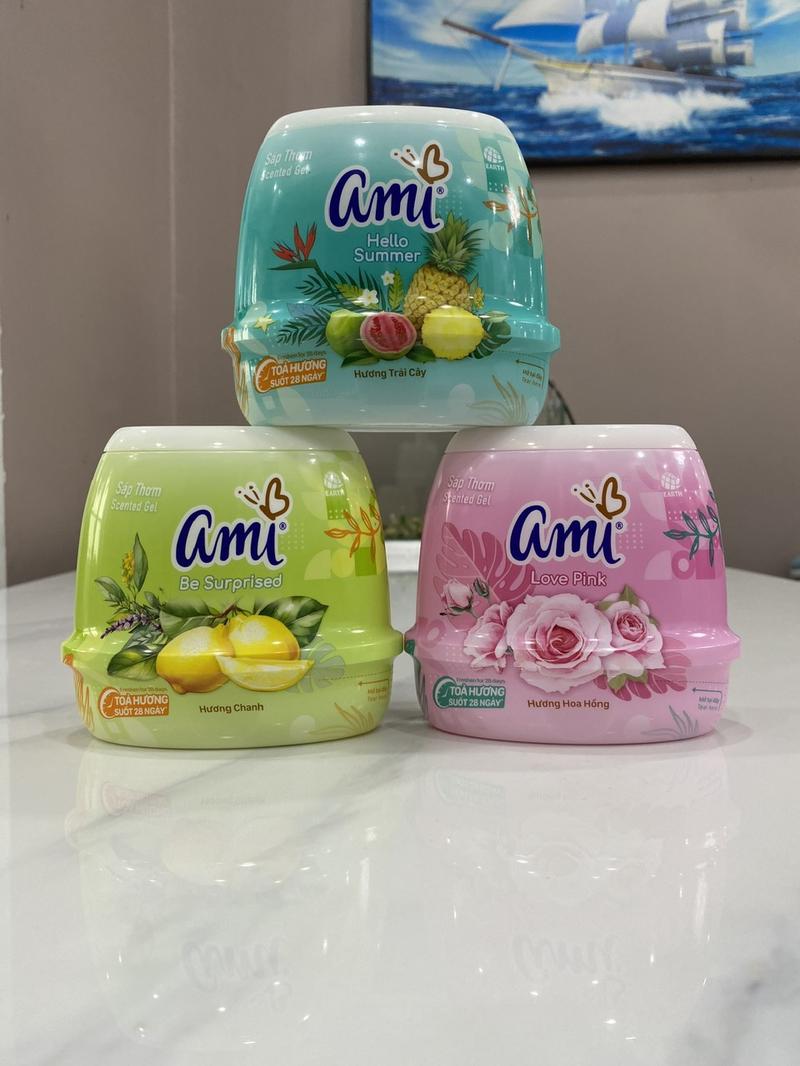 Product Introduction of Conbo 3 Sáp thơm Ami - Giải pháp cho không gian luôn Thơm mát - Khử mùi hiệu quả - Toả hương bền lâu Dầu thơm phòng x it sap thomkhumui 2