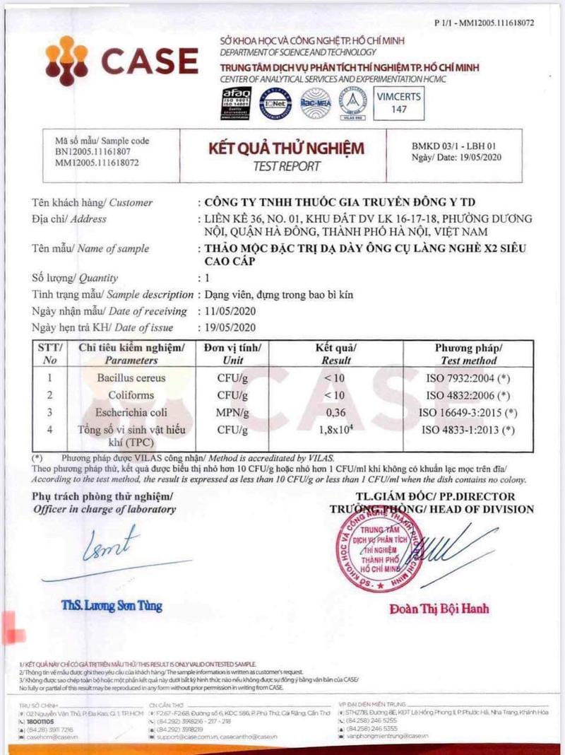 Product Introduction of Combo thảo mộc dạ dày tá tràng ông cụ làng nghè và thảo mộc ngậm họng,ho-Amidan ông cụ làng nghè 3