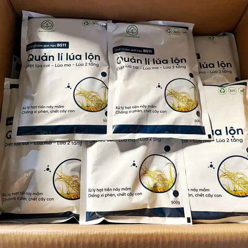 Chế phẩm sinh học Quản lý lúa lộn BS11 500gr 1