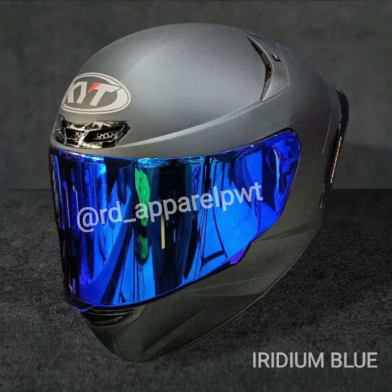 KACA VISOR IRIDIUM TT COURSE JITSU AIR 1  KBR MLA TTC JS FULL FACE Motorcycle Red 2
