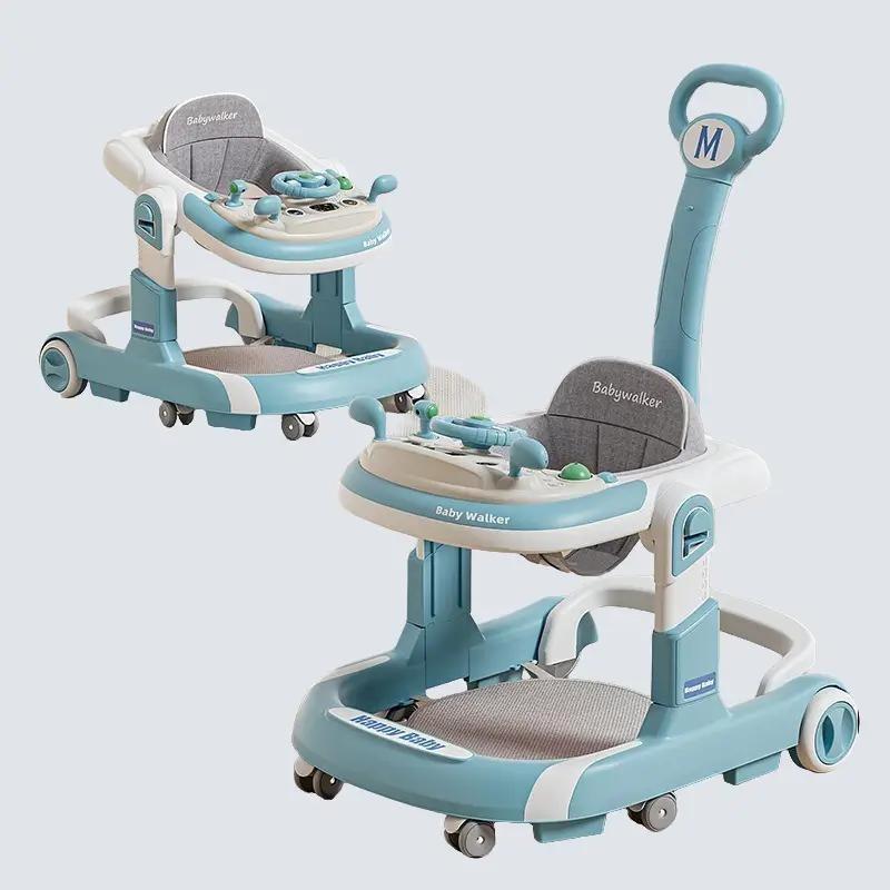 Xe Tập Đi  CAO CẤP 3 Trong 1 Cho Bé Có Nhạc Và Bàn Ăn Dặm {MẪU MỚI}Đủ Cán Đẩy Lót Chân Voi Xe Tập Đi xetậpđi baby  walkers xe mâm  tập đi xe  tập xe  tập umoo xe  tập ghế  tròn xe  tập xe tap di chuu