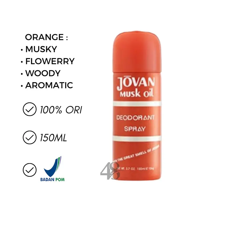 JOVAN Deodorant Spray 150ML 1