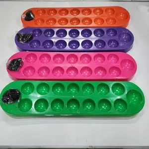 Dakon / congklak Plastik Warna Cerah Premium Besar Dan Kecil