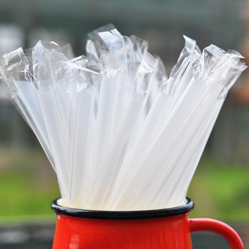 Ống Hút Jumbo Sinh Tố, 300 Chiếc, Ống Hút Uống Nước Bằng Nhựa Trong Suốt, Thích Hợp Cho Trà Bong Bóng Và Lắc Trái Cây, Ống Hút Jumbo 6
