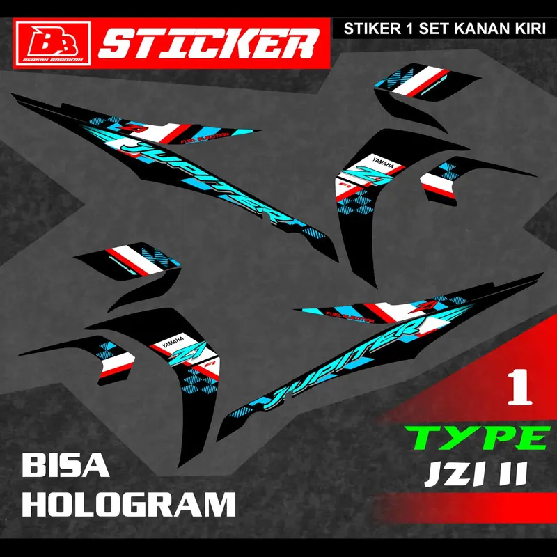 STICKER PREMIUM STIKER MOTOR STRIPING YAMAHA JUPITER Z1 JZI 11 Motorcycle 7
