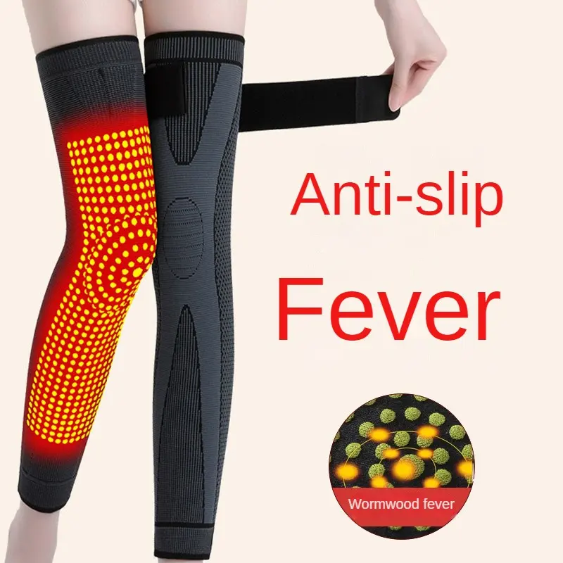 Lace-up Knee Pad Argy Wormwood Fever Old Cold Legs Warm Physiotherapy Exercise Booties Pressure Sports Anti-Slip Knee Pad Men and Women
