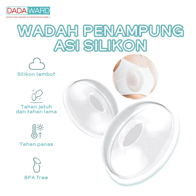 DADAWARD Wadah Penampung Asi Silikon Breast Pad Saver Shield/ Breast Milk Collector Bayi Menyusui Protector Ibu 0