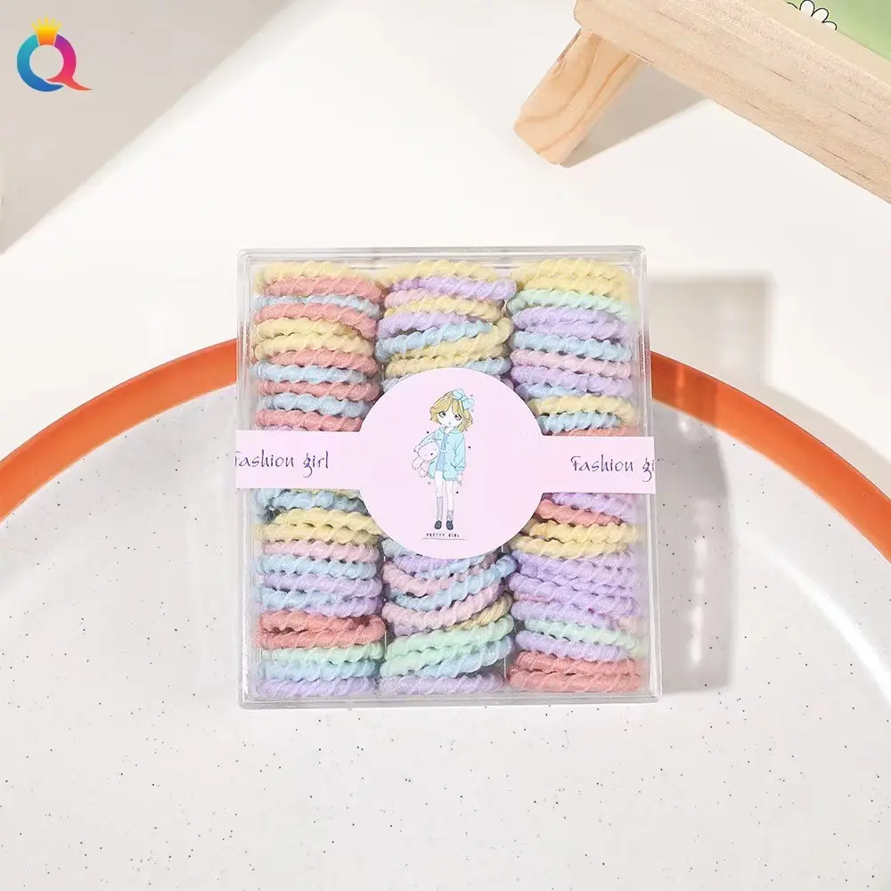 Candy Color Children's Hair Rope Hair Band Wholesale Baby Tie Small Chuchu Rubber Band Ins Good-looking Girls Hair Accessories Hair Rope