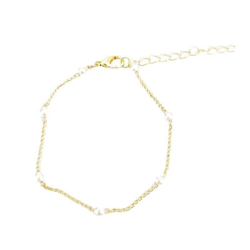Product Introduction of Mini Summer Pearl Bracelets for Women Fashion Silver Color Adjustable Elegant Pearls Bangle Fine Wedding Banquet Jewelry Gifts 6