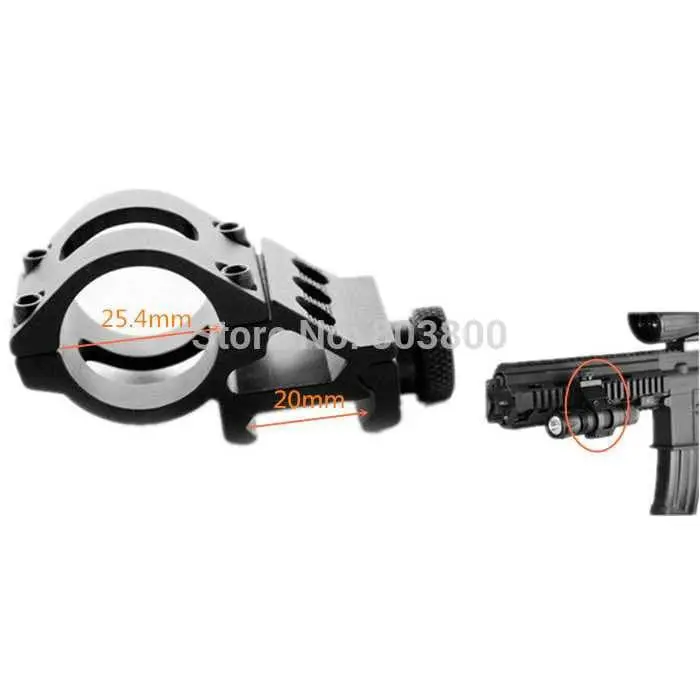 [COD] Bracket Senter Mount Laser Pressure Steel Accessories Flashlight 254mm 4