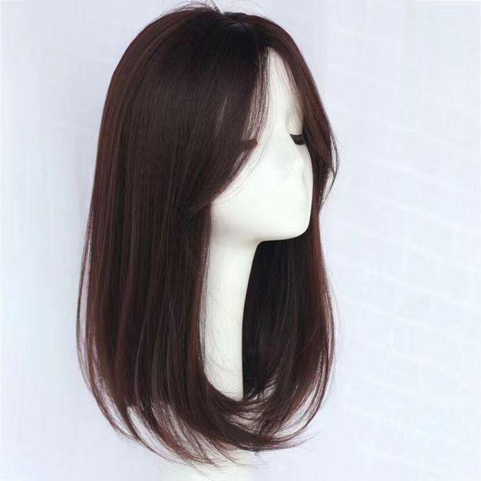 Product Introduction of Tóc Giả Trùm Đầu, Dài Đến Vai, Làm Bằng Sợi Nhiệt Độ Cao, Tóc Mái Bên Dài Trung Bình Mỏng, Kiểu Cắt Tóc Rinka, Hàng Mới Về 2025 18