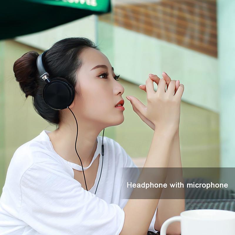 Tai nghe có dây, S1, Tai nghe Bass Có Thể Gập Lại, cho điện thoại Chụp Tai Nghe Nhạc Earphone Nhét Tai 6