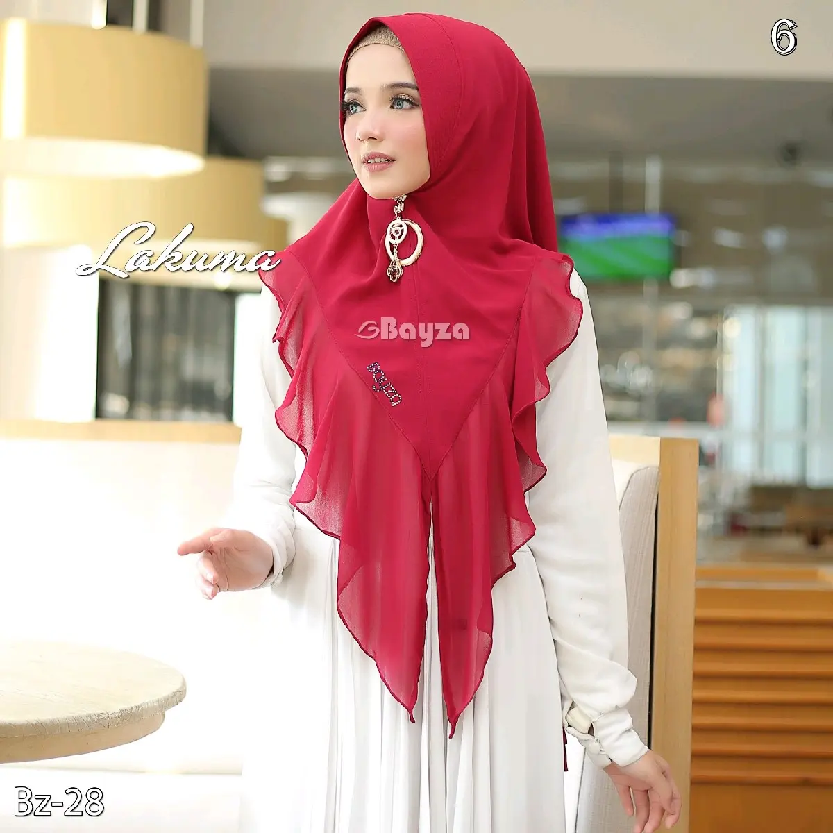 Khimar instan lakuma ceruty baby doll