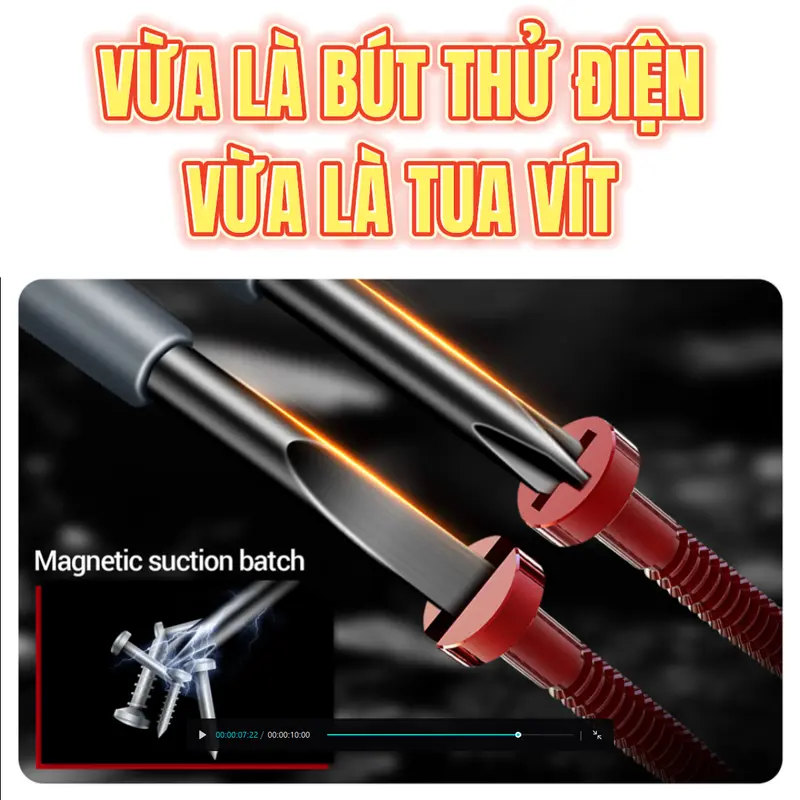 Mua 1 tặng 1 Bút Kiểm Tra Cảm Ứng Từ Tính, Thông Minh, Tuốc Nơ Vít, Khuyến Mãi Miễn Phí vít  ph3 tua vít  3 ke 1