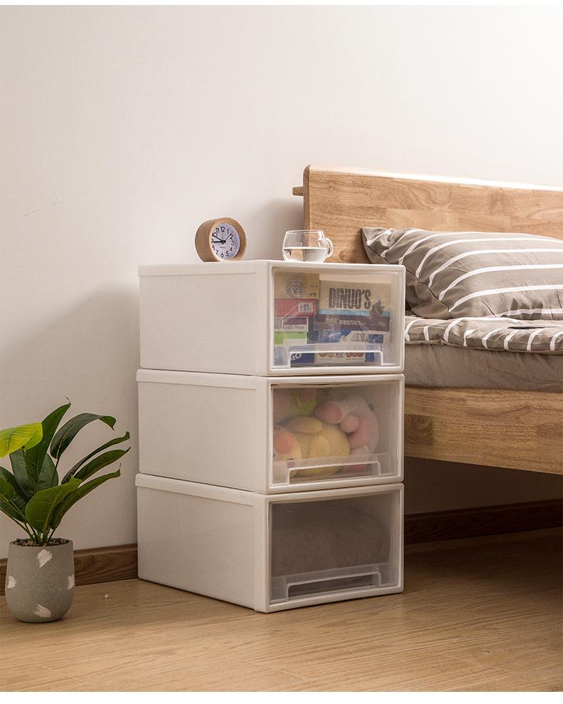 Product Introduction of Thickened Drawer Style Wardrobe Storage Box Plastic Storage Cabinet Clothes Storage Box Toy Underwear Storage Box Shoe Box Kitchen Organiser Bath Lightweight 28