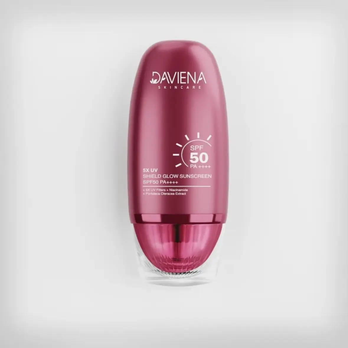 DAVIENA SKINCARE (GLOW SUNSCREEN SPF50 PA++++) 5x UV SHEILD