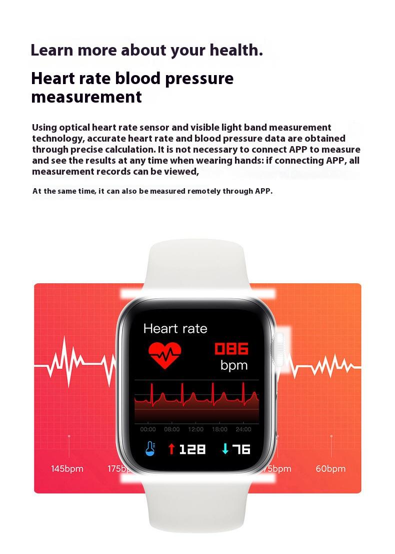 Product Introduction of Smartwatch Bluetooth Call Exercise Meter Heart Rate and Blood Pressure Monitoring Device Wearable 2
