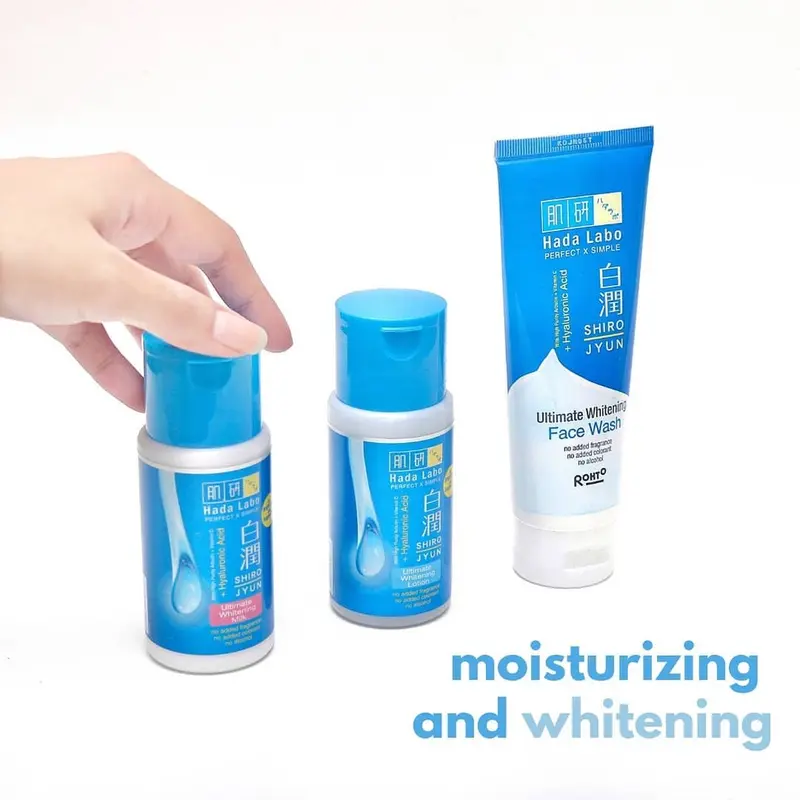 HADA LABO Face Wash Gokujyun Shirojyun Moisturizer Hadalabo Hada Labo Moisturizing Milk Facial Wash Hadalabo 3