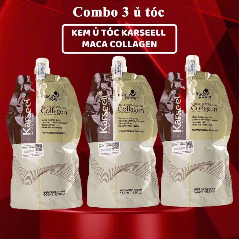   Mua 1 tặng 2  Combo 3 Kem Xả Ủ Tóc Karseell dành cho tóc hư tổn khô xơ gãy rụng 