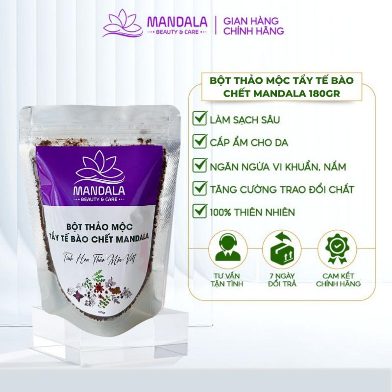 Trang chu Bột Thảo Mộc Tẩy Tế Bào Chết Body Mandala 180gr Làm Sạch Sâu, Cấp Ẩm Cho Da