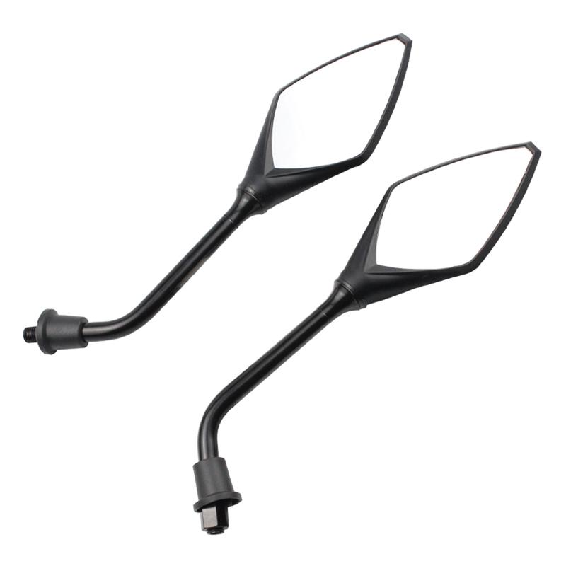 1 Pair Adjustable Rearview Mirrors Set Revesing Mirror Handle Bar End Motorcycle 4