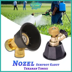 Tekanan Tinggi Adjustable Nozzle Sprayer Kuningan Irigasi Pertanian Mist Semprot Kebun Tahan Lama