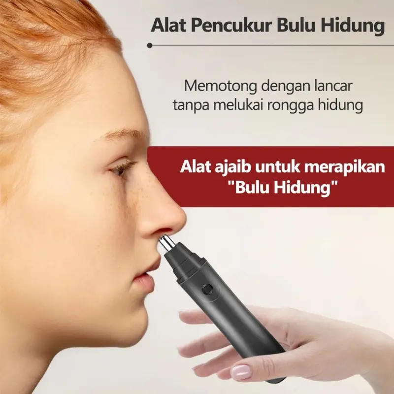 Pabrik Electric Nose Trimmer Alat Cukur Bulu Hidung Telinga Serbaguna Pembersih Bulu Hidung Pencukur Bulu Hidung 6