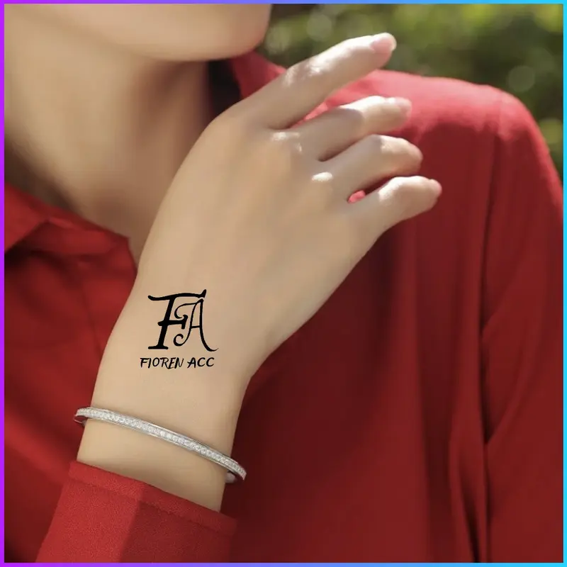 FA Gelang Bangle Klasik Gelang Wanita Titanium YMC-S030 1