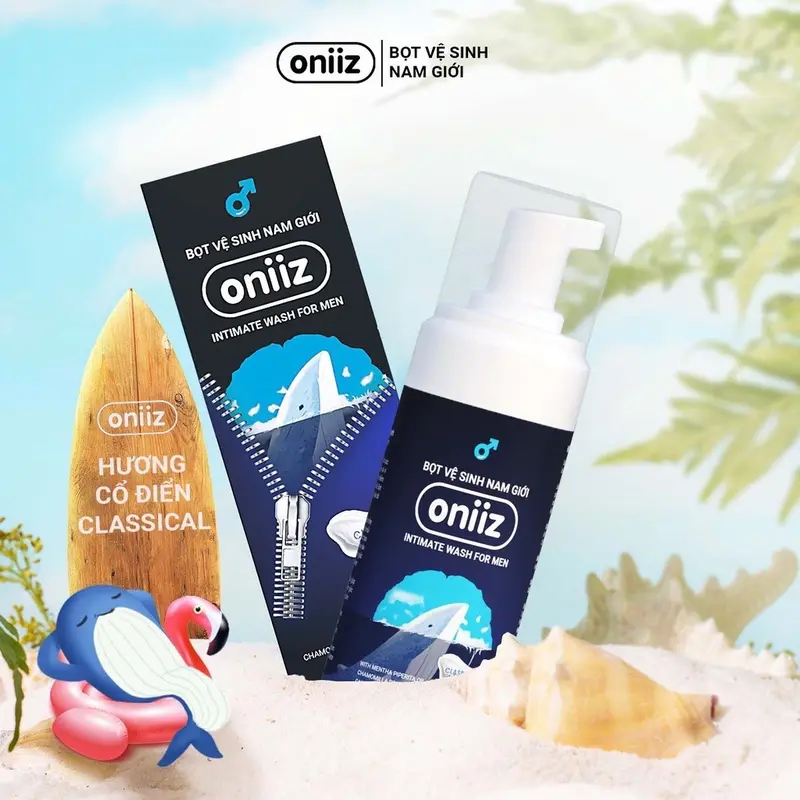 Bọt vệ sinh nam giới Oniiz (Classical Hương cổ điển) 100ml 0