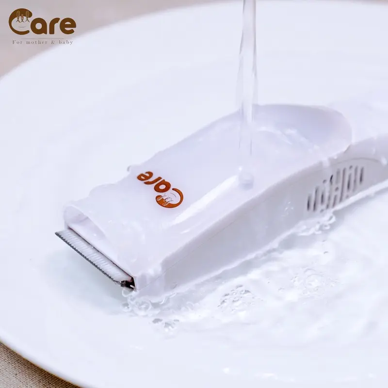 Tông đơ cắt tóc - hút tóc - chống nước cho bé - Loại sạc không dây, lưỡi dao có thể tháo rời, dễ dàng vệ sinh 5