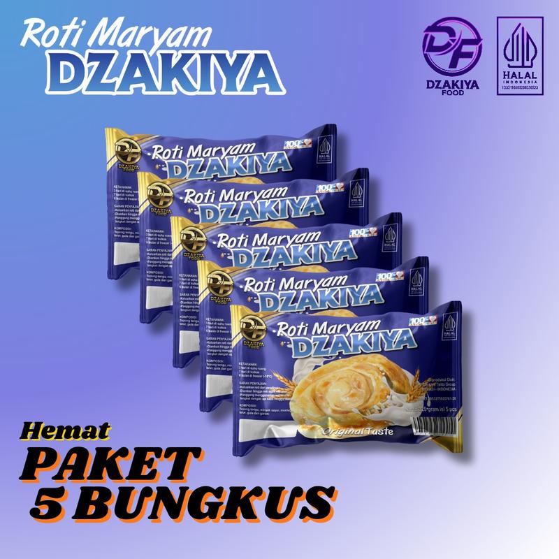 [Paket 5 Pack] Roti Maryam ORIGINAL PREMIUM Isi 5 Frozen Food - Shop ...