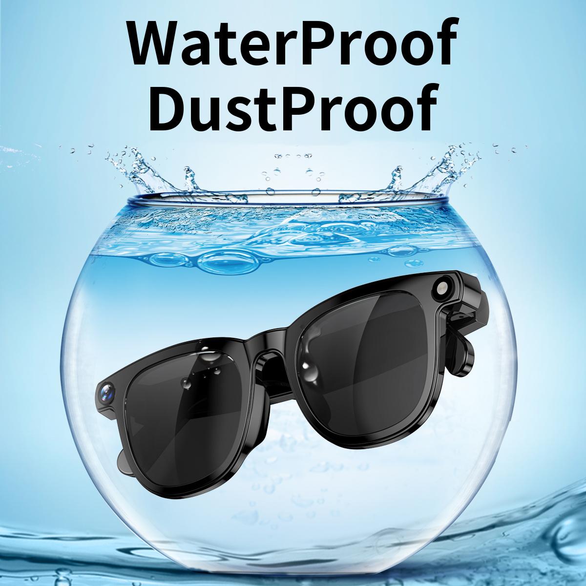 New HD AI Shooting Smart Glasses CY01 800W Camera Bluetooth Music Calling AI Dialog Recognition Voice Assistant Smart Glasses - Image 5