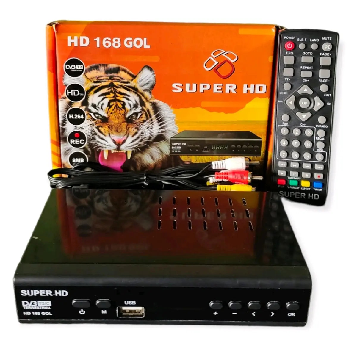 Set Top Box Super Hd 168 Harimau DVB T2