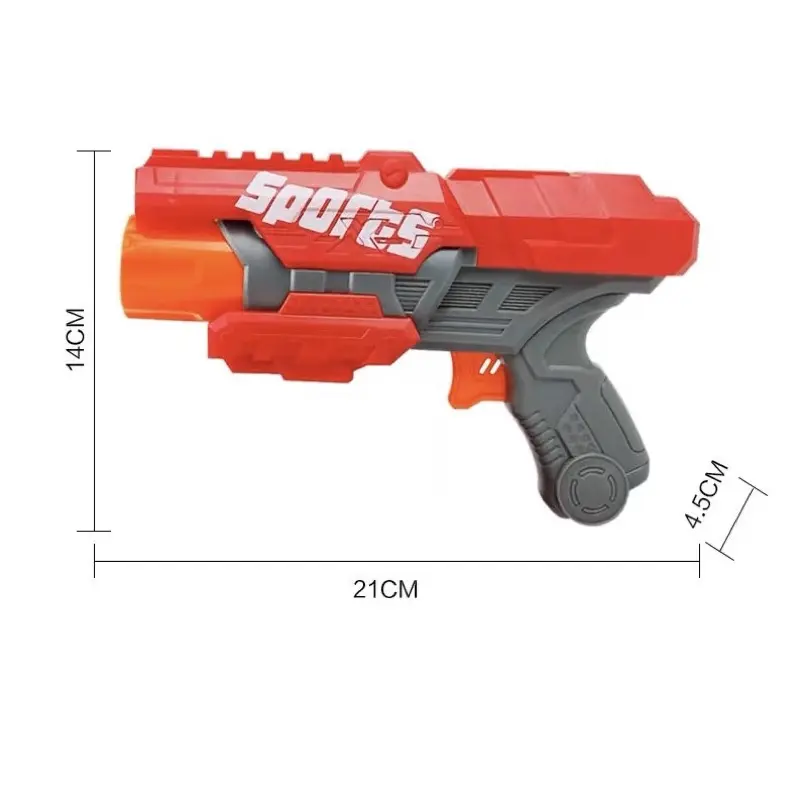 Soft Bullet Gun Mainan Tembak Anak Tembak Mainan Soft Bullets Toy Airsoft Kids Toy Hollow Hole Foam Head Soft Bullet 4