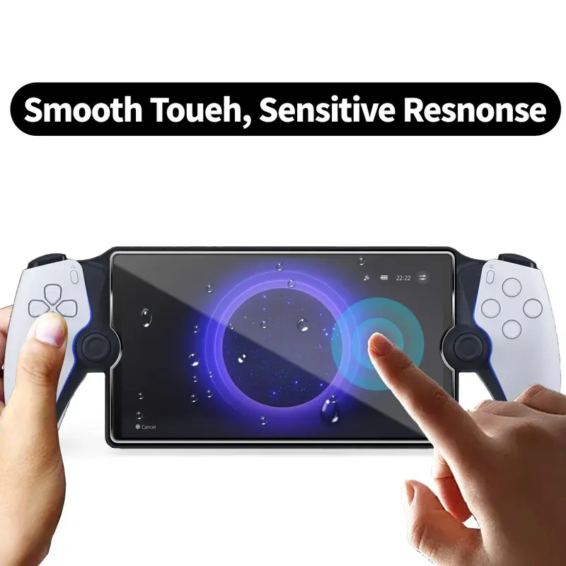 Anti-scratch & Anti-fingerprint Game Console Screen Protector, Tempered Glass Screen Protector, Console Accessories for PlayStation Portal Remote Player 8
