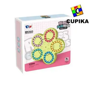Cube Magic Puzzle Beads 5 Bulat lingkaran bintang mainan unik murah viral Rotasi Games Toys Cube