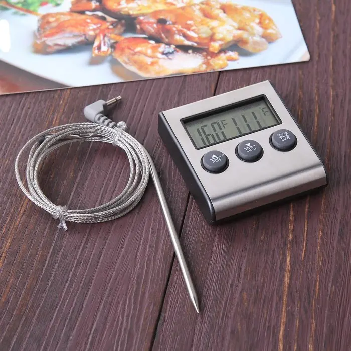 Thermometer Timer Masak Digital Termometer Cooking Suhu Air Masakan Obat Dapur TP101 Dapur Meat D24 1