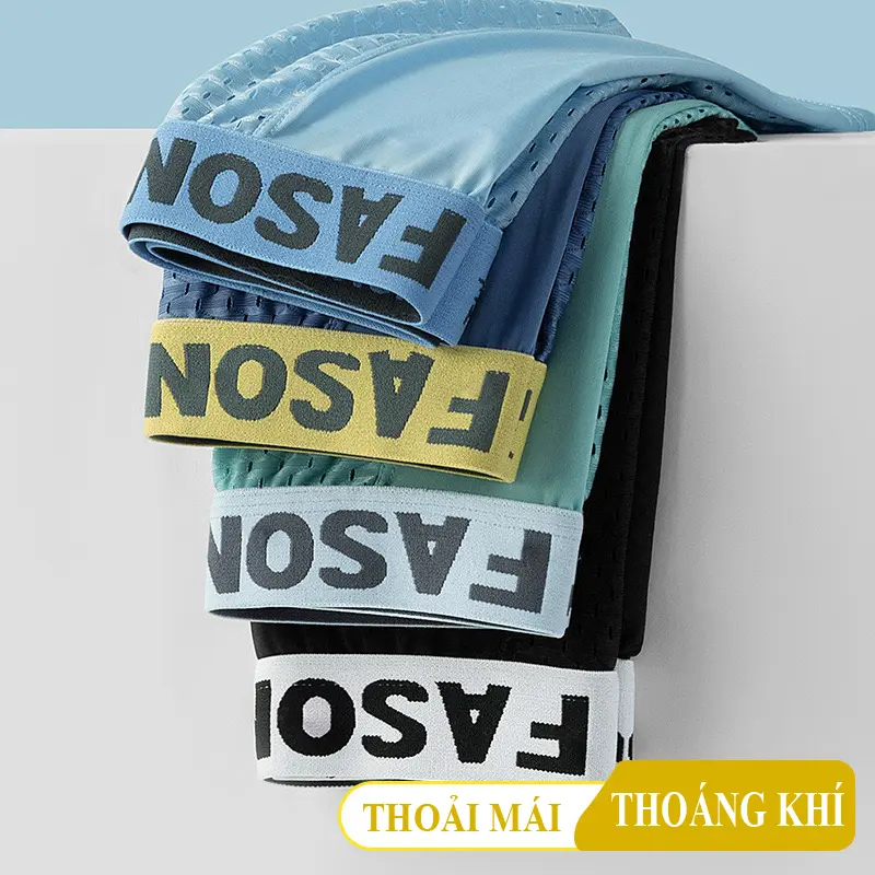 Quần lót nam boxer, sịp đùi FASON, Chất vải thun lạnh cao cấp thoáng khí QLN05 0
