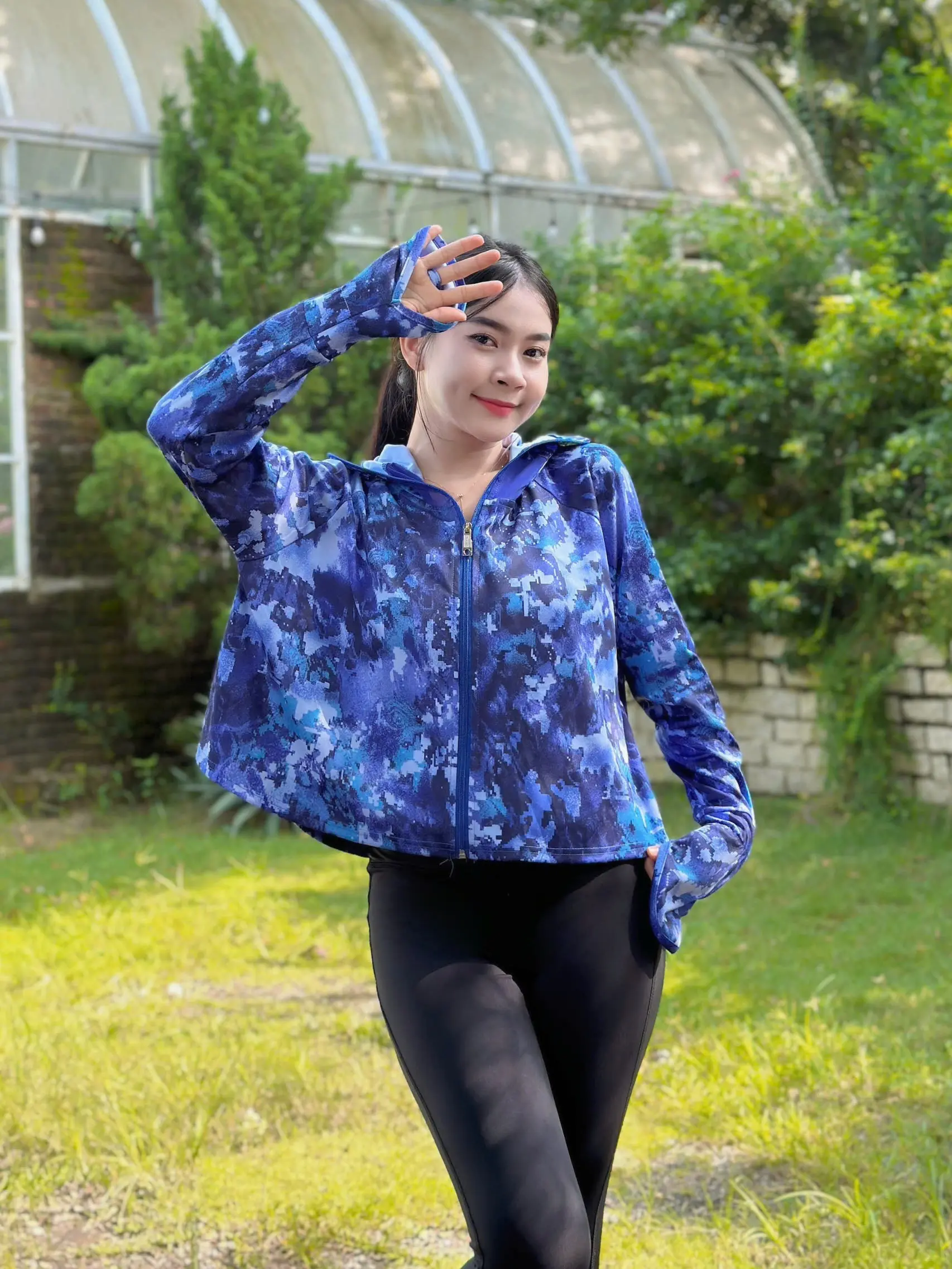 Áo Chống Nắng Cánh Dơi SunnyPari - Áo Chống Nắng Cánh Dơi Chống Nắng Chống Tia UV UPF 50+ Cho Nữ, Chất Thun Poly Lạnh Cao Cấp Mềm-Mịn-Mát Lạnh(Bảng Màu Loang )