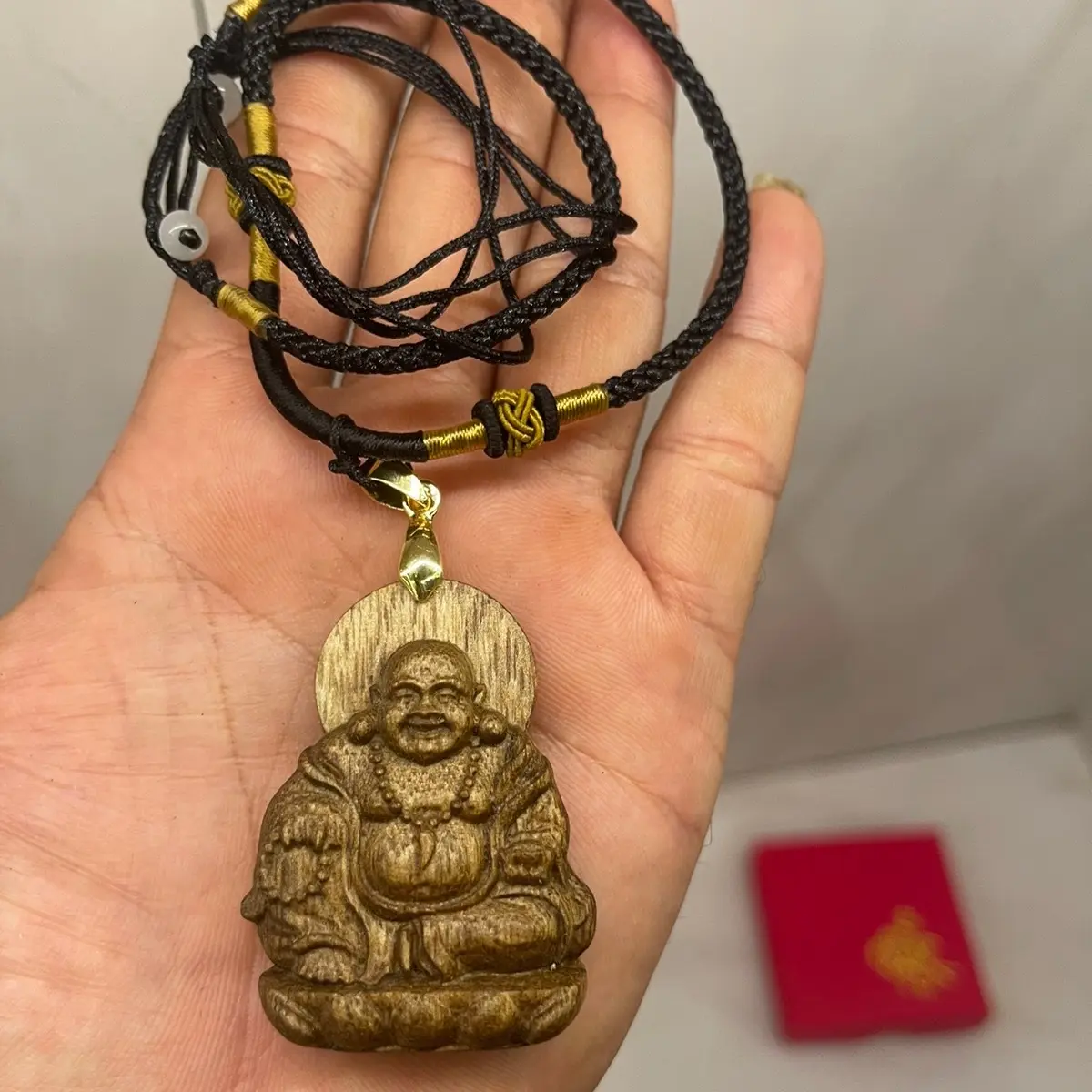 Mặt phật di lặc trầm hương