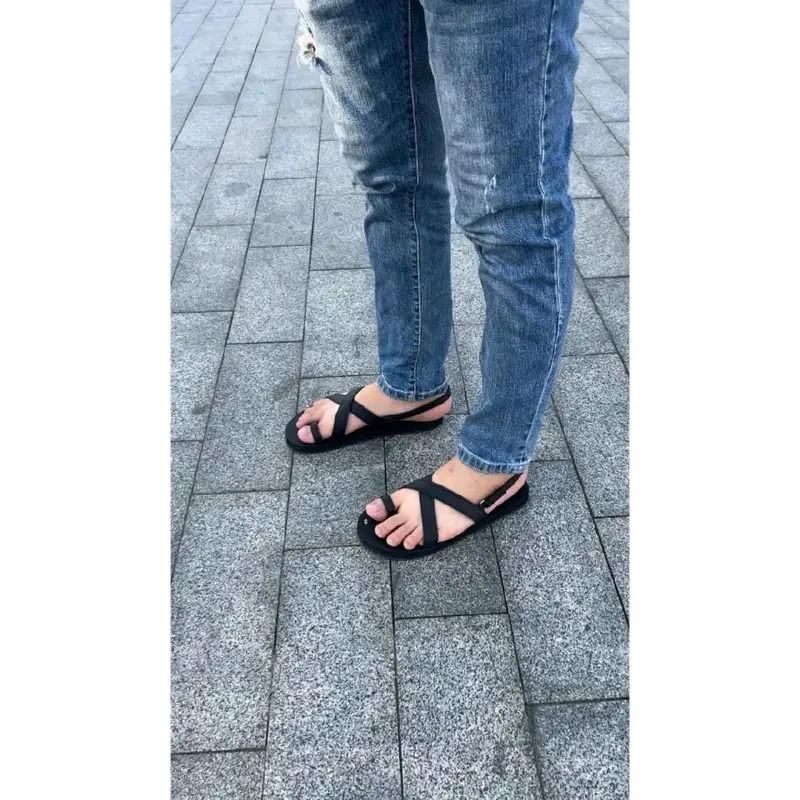 sandal nam nữ quai chéo xỏ ngón dép chữx 4