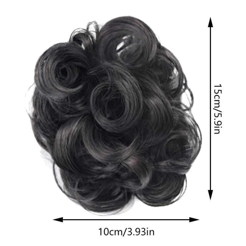 Product Introduction of Búi Tóc Tổng Hợp, Tóc Giả Xoăn Lộn Xộn Như Thật, Kẹp Nắm Nụ Hoa, Đàn Hồi, Tóc Giả Nữ, Mảnh Tóc Giả, Lụa Chịu Nhiệt Độ Cao, Bán Chạy Bởi RadianceRetail 23