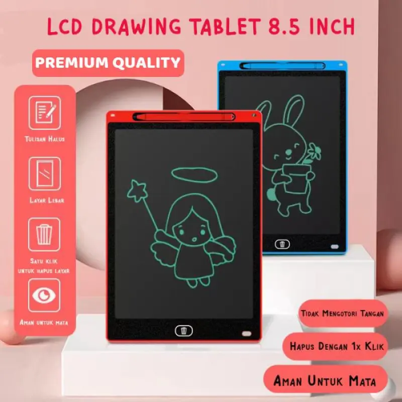 12 Inch  Layar besar TAIYO LCD Drawing Writing Tablet  Color Premium Quality Papan Tulis Gambar Edukasi Papan gambar anak, layar pelindung mata berkualitas tinggi, papan tulis kecil, papan tulis tangan, papan tulis rumah untuk siswa.